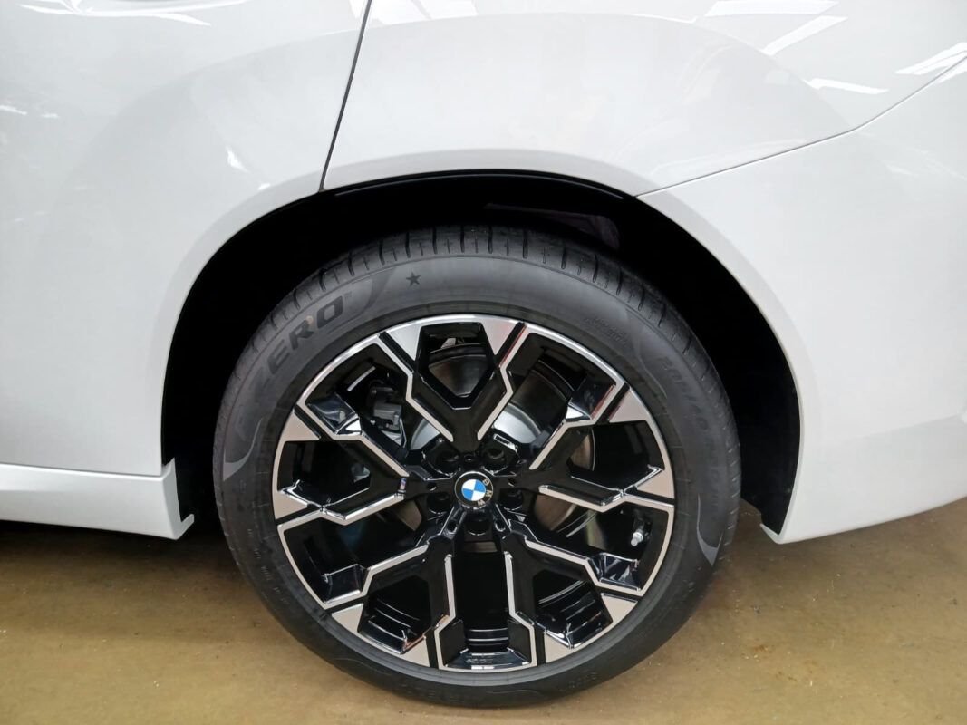 The BMW X3, finished and ready for collection.