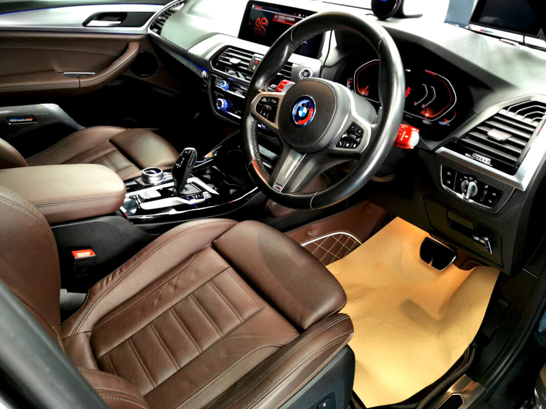 The BMW X3's protected, high-gloss finish.
