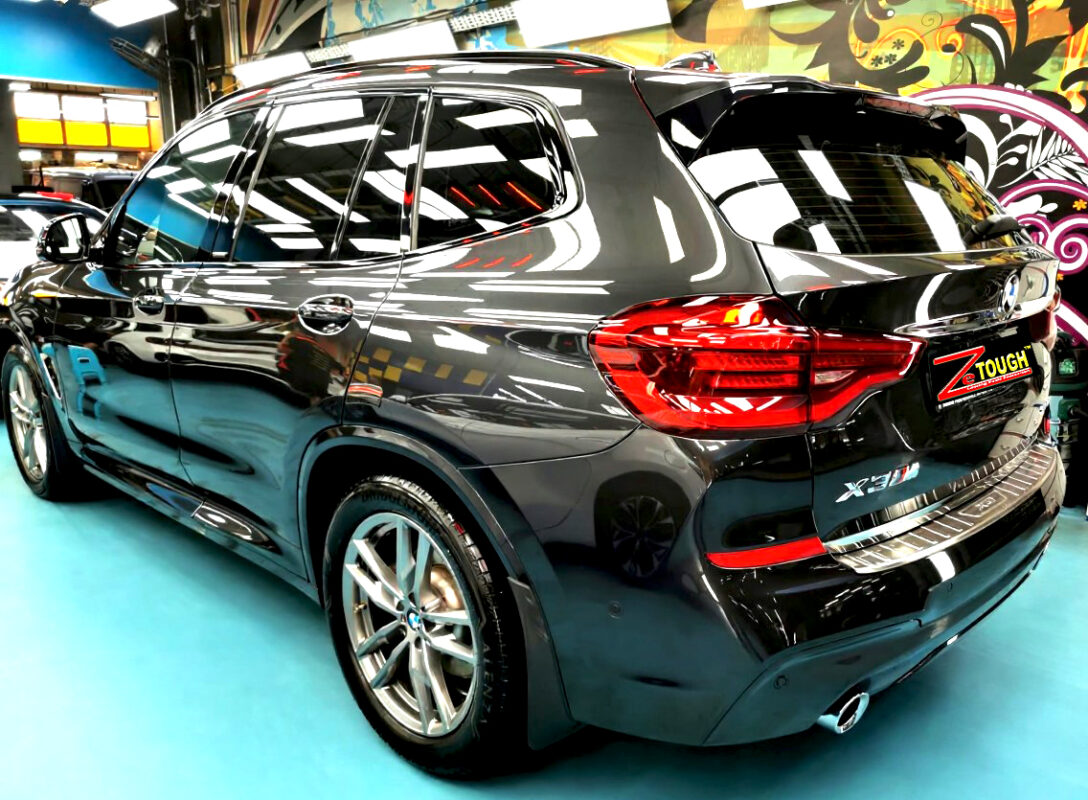 The BMW X3 after its ZeTough coating.
