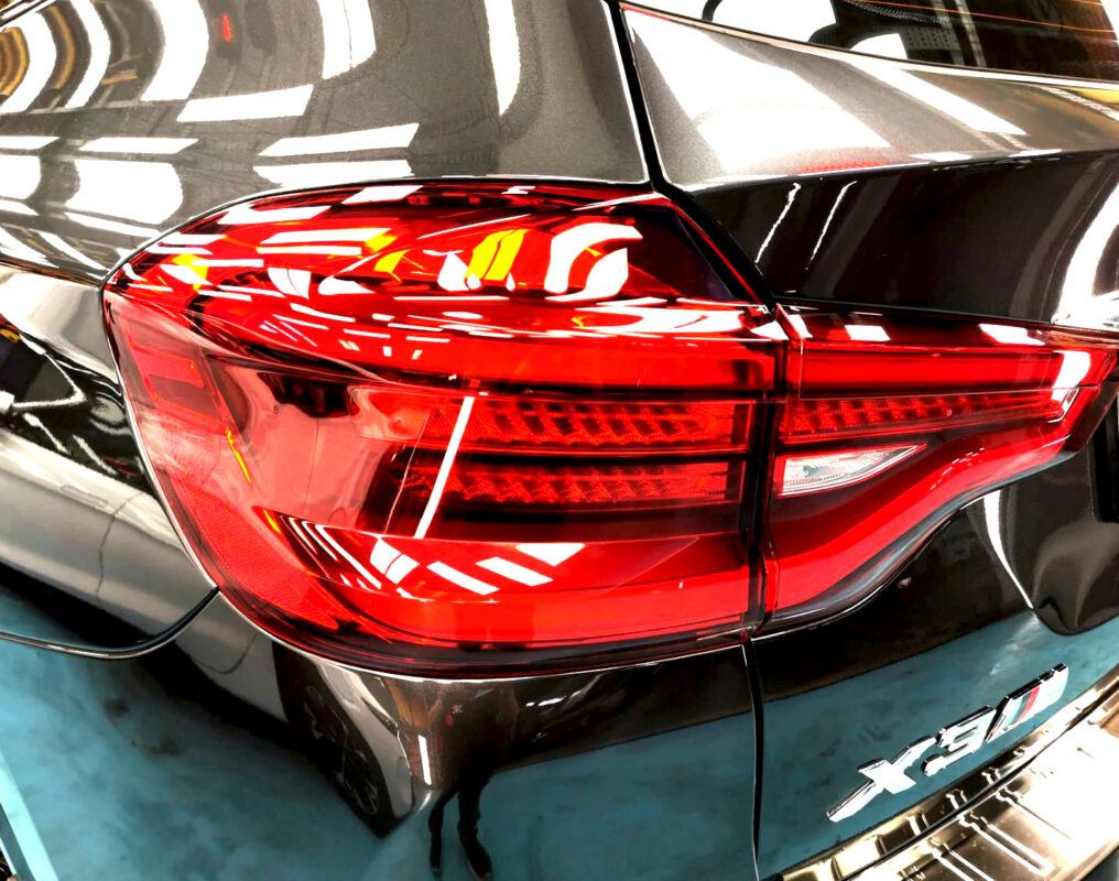 The finished BMW X3, glossy and protected.