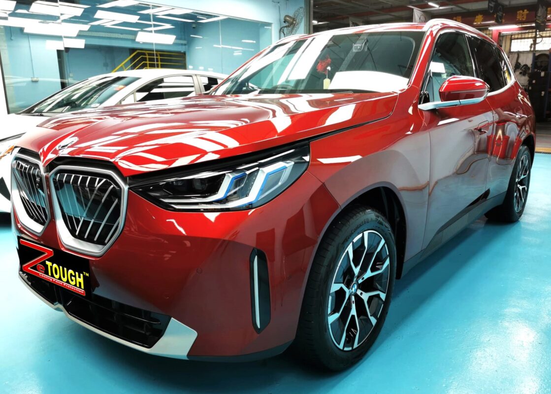 BMW X3, glossy after its ZeTough Ceramic coating.