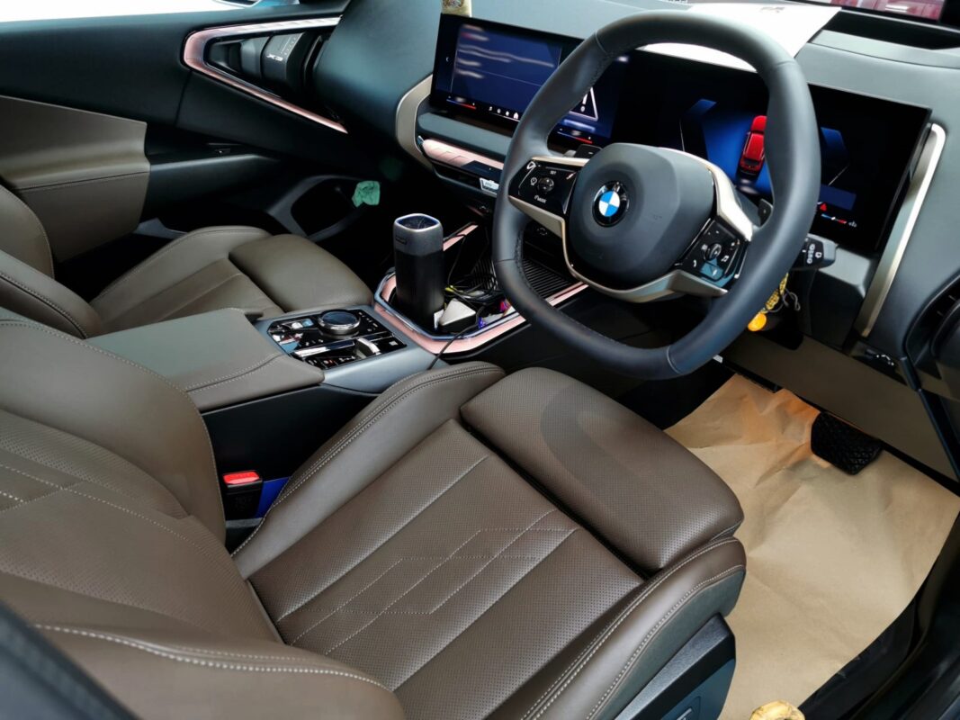 The BMW X3's protected, high-gloss finish.