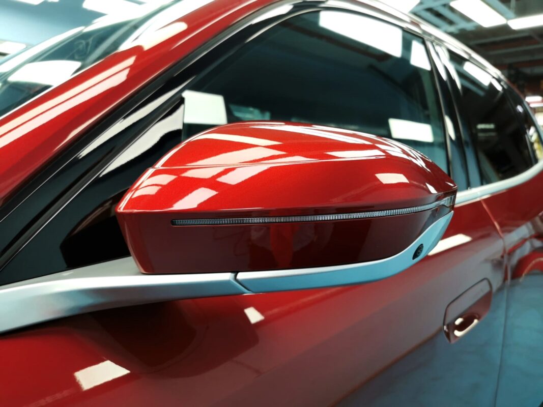 Detailed exterior of the BMW X3.