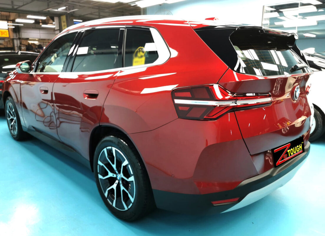 The BMW X3 after its ZeTough coating.