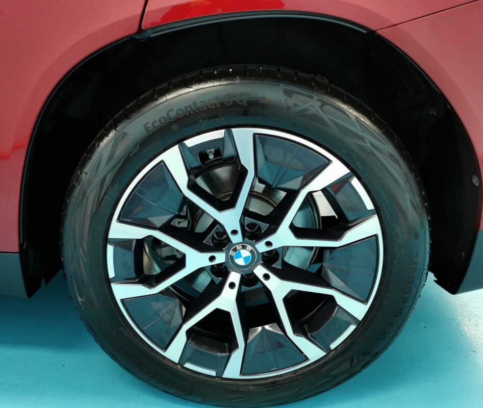 The BMW X3 with its fresh, coated finish.