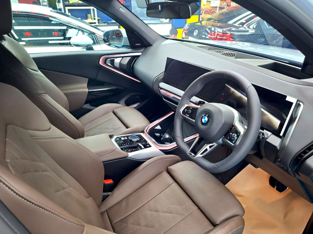 The BMW X3's protected, high-gloss finish.