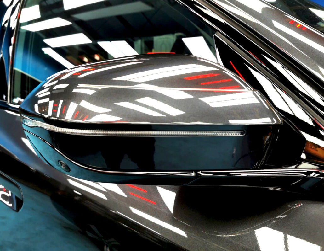 The BMW X3's protected, high-gloss finish.