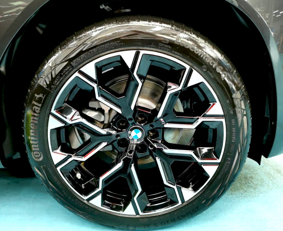 The finished BMW X3, glossy and protected.