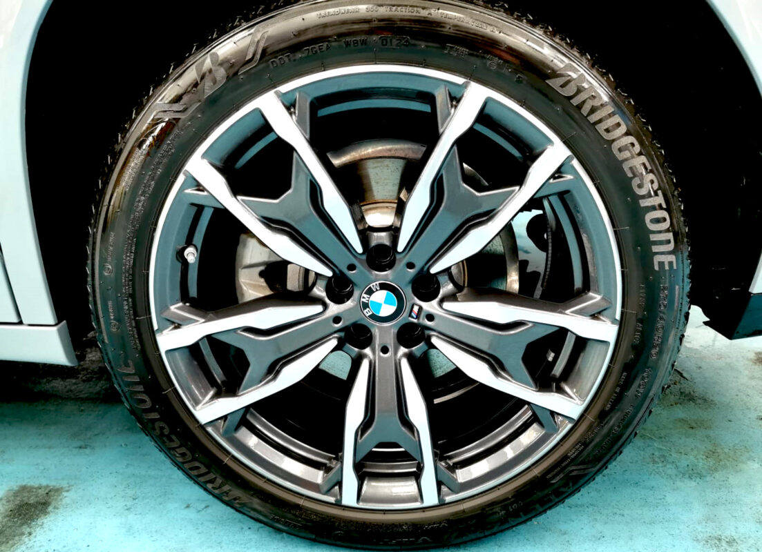 The BMW X4, finished and ready for collection.