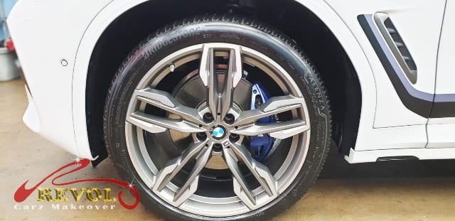 The BMW X4 M40i, finished and ready for collection.