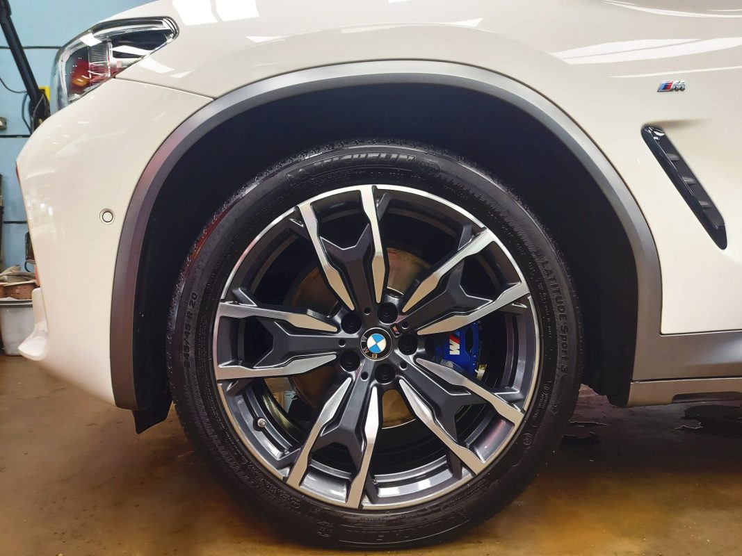 The BMW X4, finished and ready for collection.