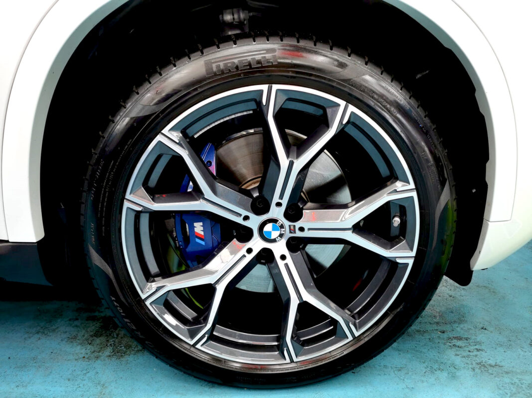 The BMW X5, finished and ready for collection.