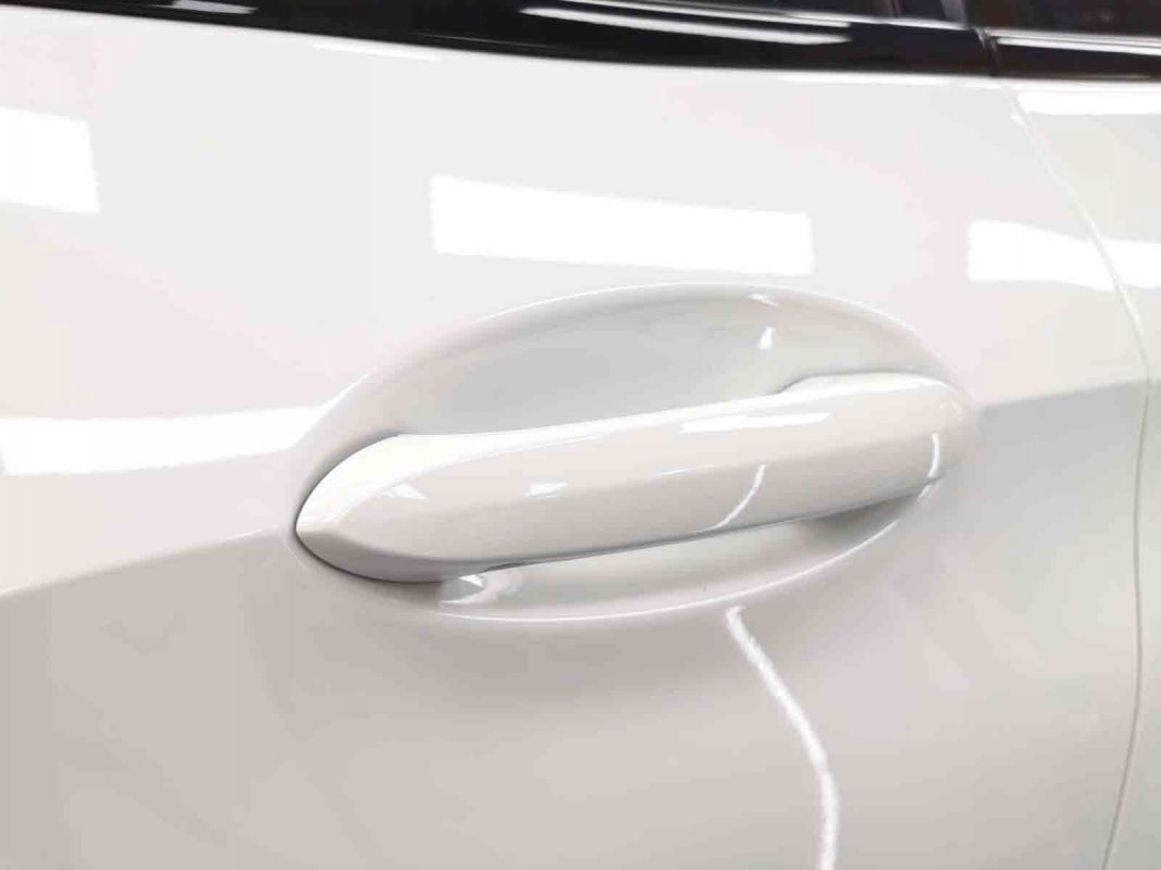 Side panel of the BMW X5 with the titanium finish locked in.