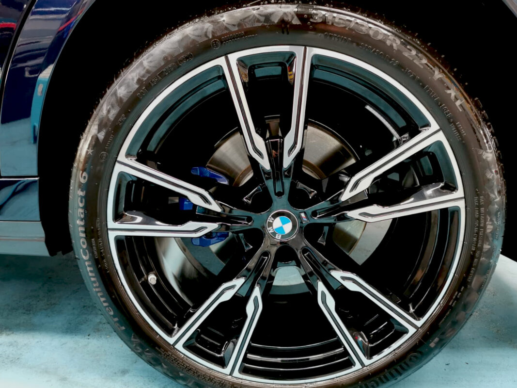 The BMW X6, finished and ready for collection.