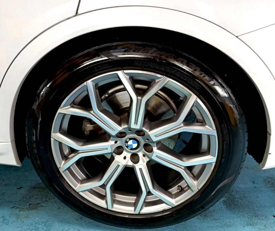 The BMW X7, finished and ready for collection.
