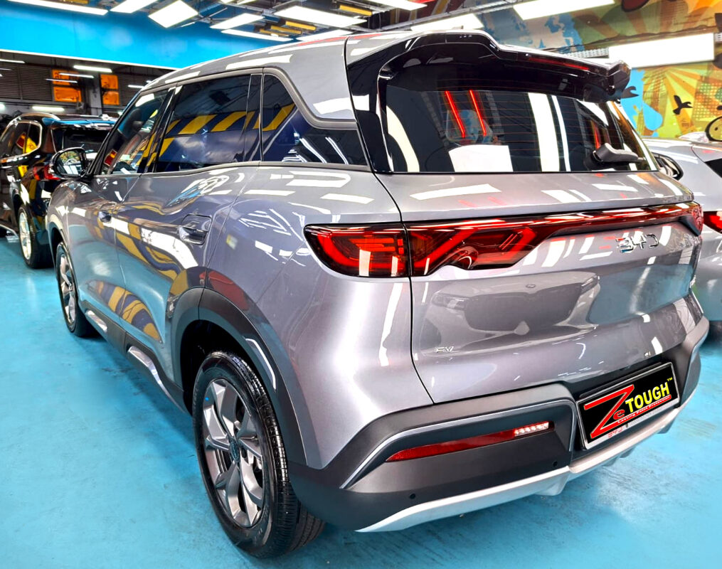The BYD Atto 2 after its ZeTough coating.