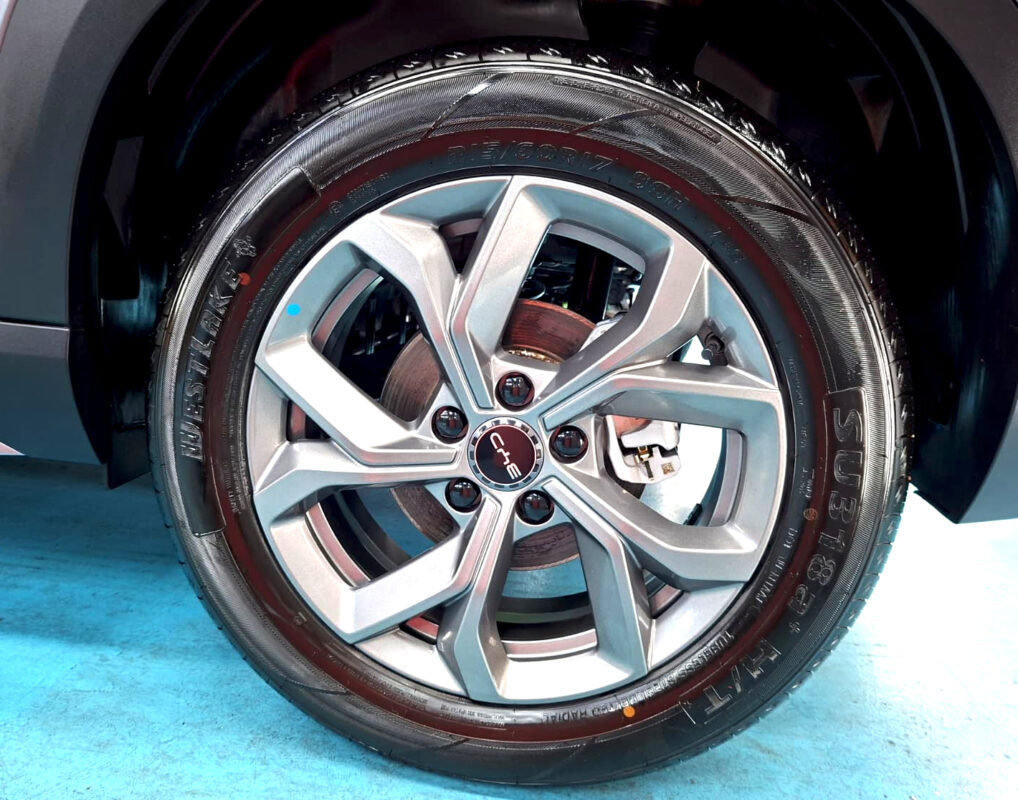 The BYD Atto 2 with its fresh, coated finish.