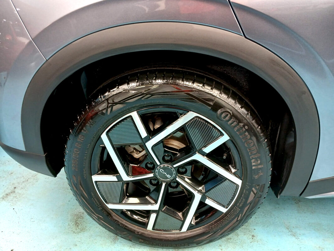 The BYD ATTO 3, finished and ready for collection.