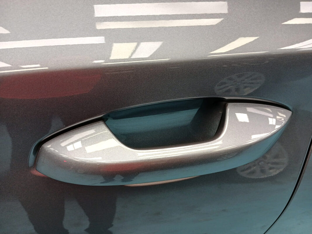 Front three-quarter view of the BYD ATTO 3 after coating.