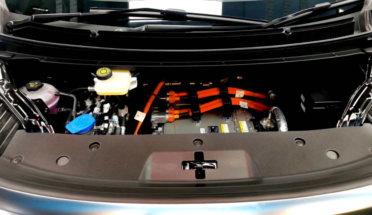 Detail of the BYD Denza's bodywork sealed with ZeTough Titanium.