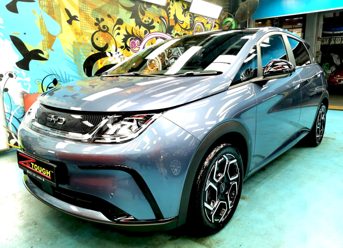 BYD Dolphin, sealed with ZeTough Ceramic at Revol Carz.