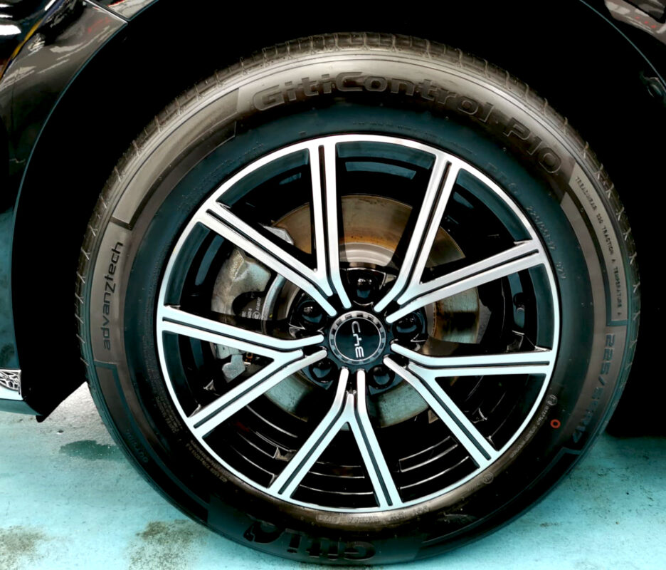 The BYD M6, finished and ready for collection.