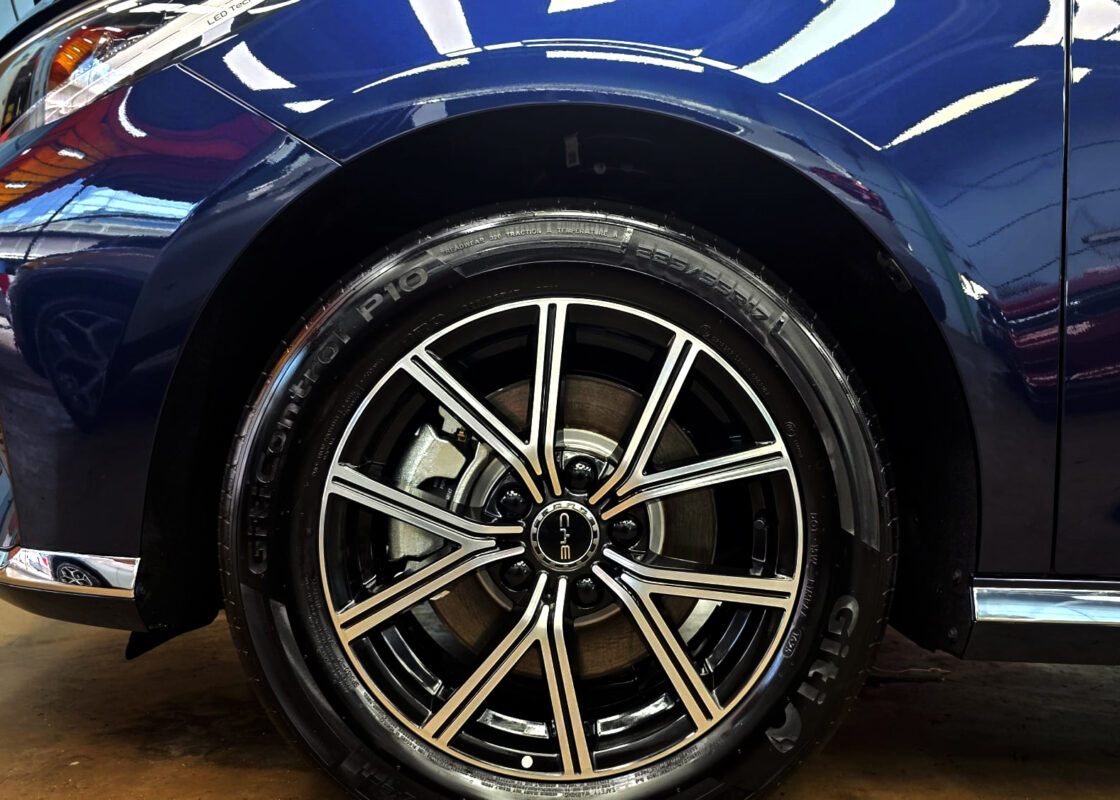 The BYD M6, finished and ready for collection.