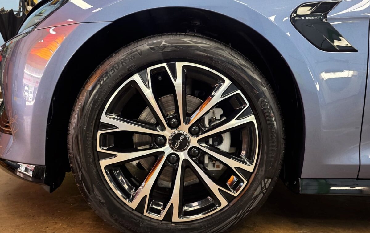 The BYD Seal, finished and ready for collection.