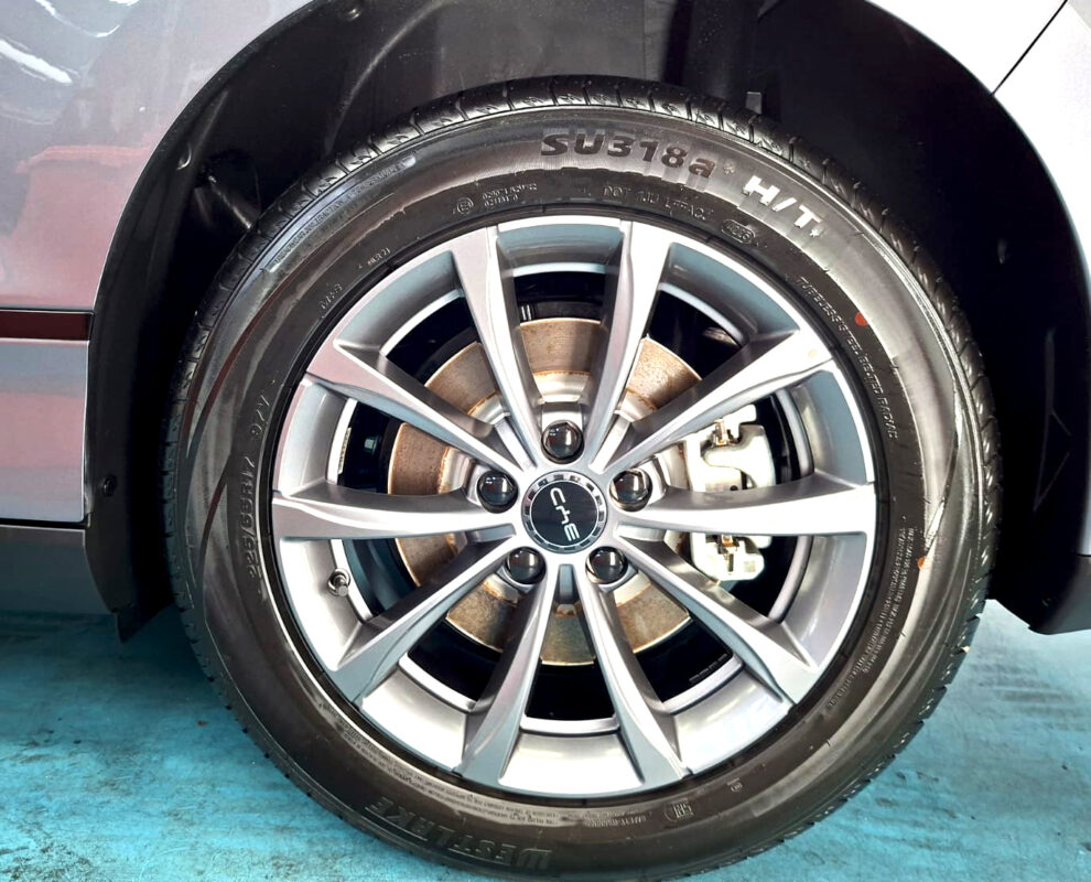 The BYD Seal 6 with its fresh, coated finish.