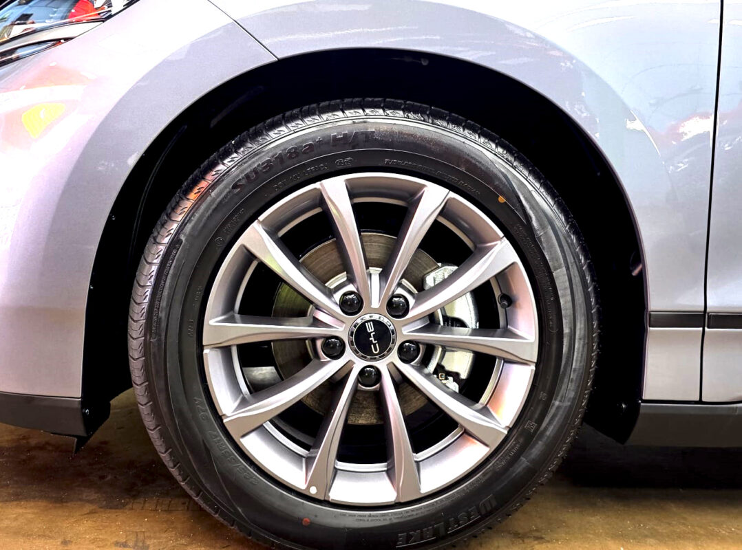 The BYD Seal 6 with its fresh, coated finish.