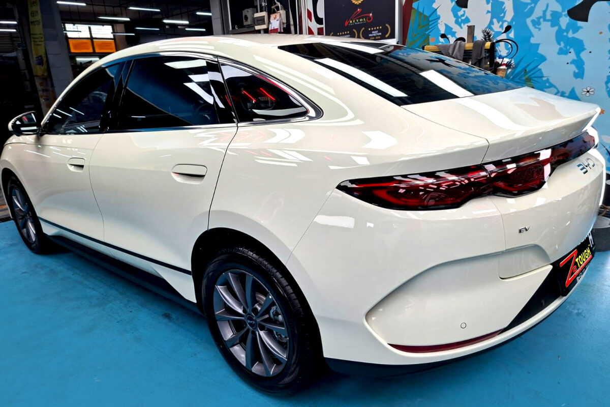 The BYD Seal 6 after its ZeTough coating.