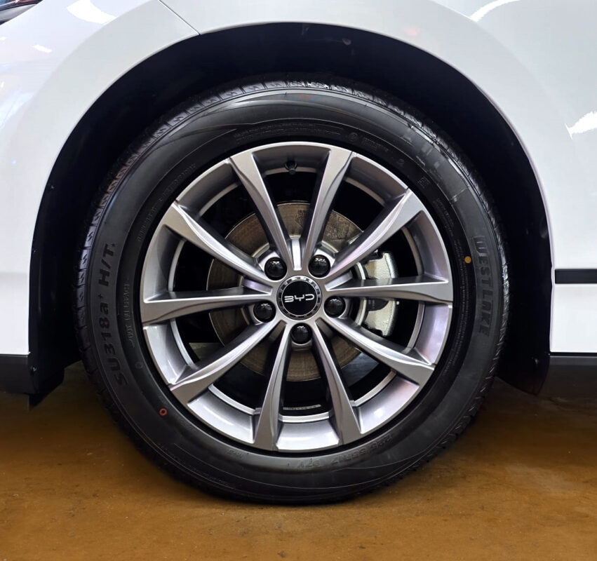 The BYD Seal 6 with its fresh, coated finish.
