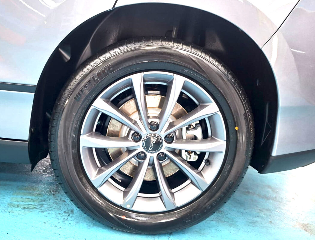 The BYD Seal 6 with its fresh, coated finish.