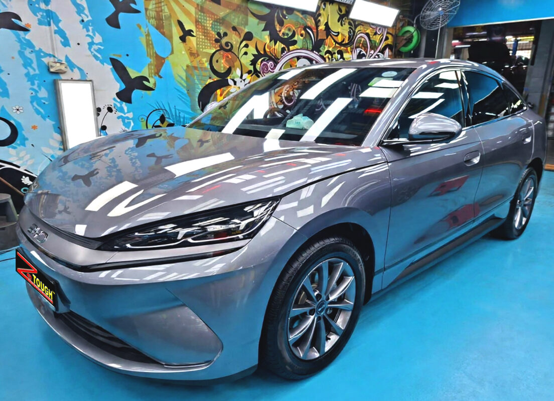 BYD Seal 6, glossy after its ZeTough Titanium coating.