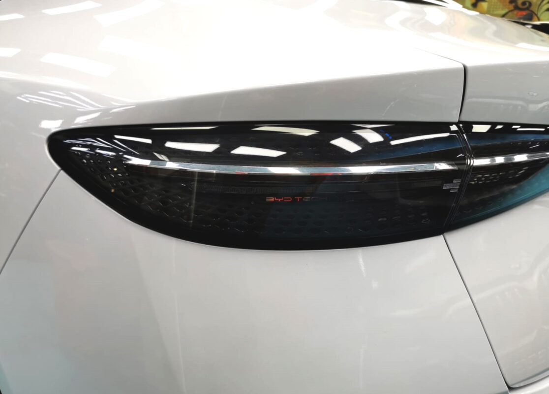 The finished BYD Seal, glossy and protected.