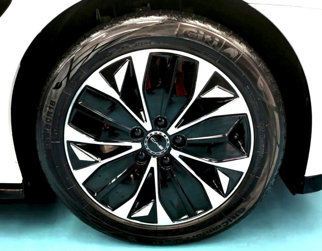 The BYD Seal with its fresh, coated finish.