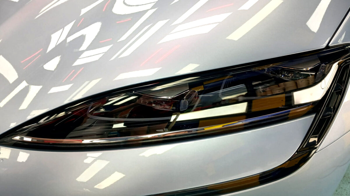 The Seal's coated paintwork showing clean reflections.
