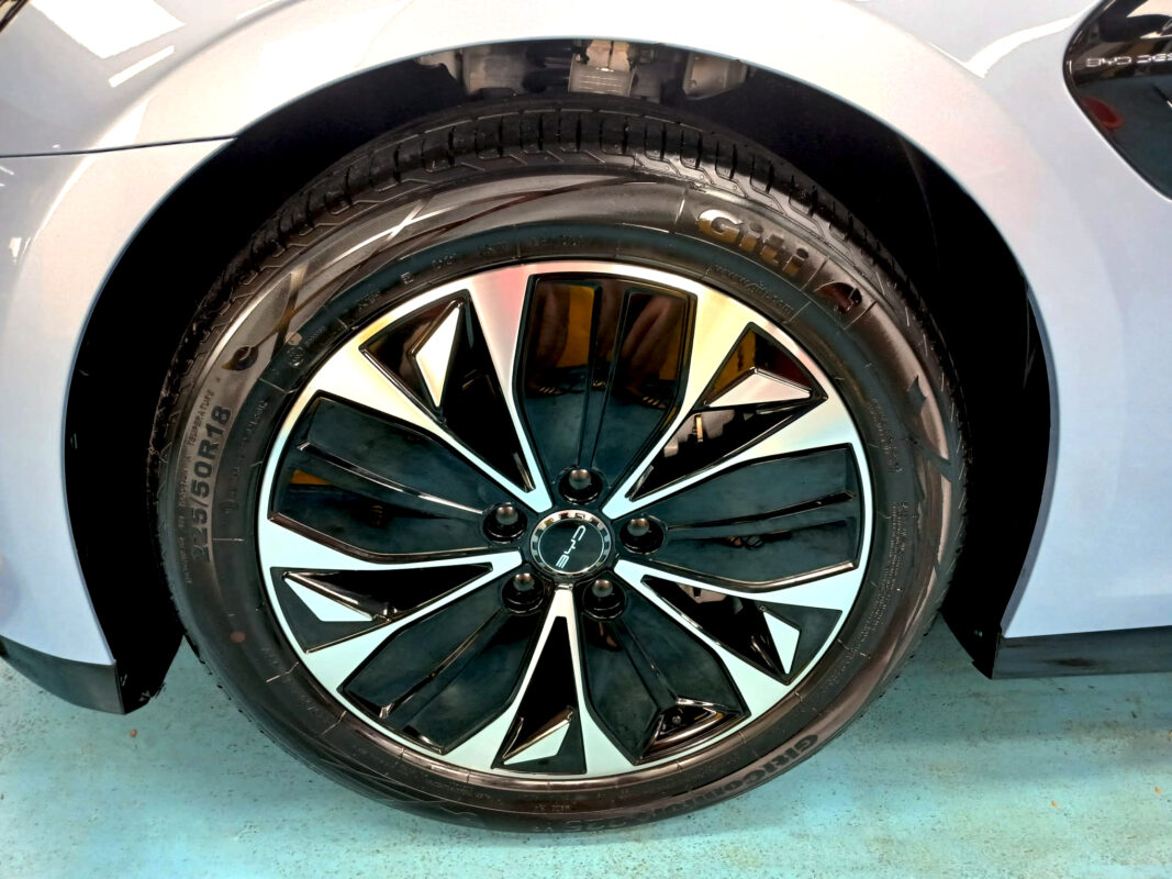 The BYD Seal, finished and ready for collection.