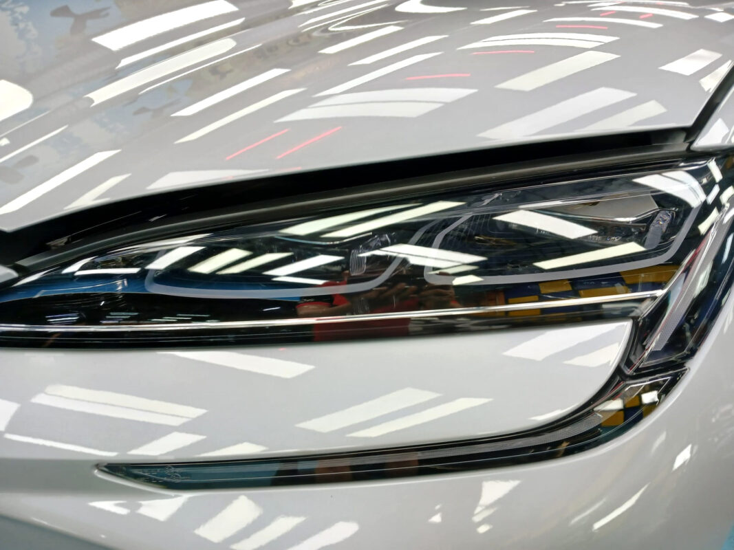 The Sealion's coated paintwork showing clean reflections.