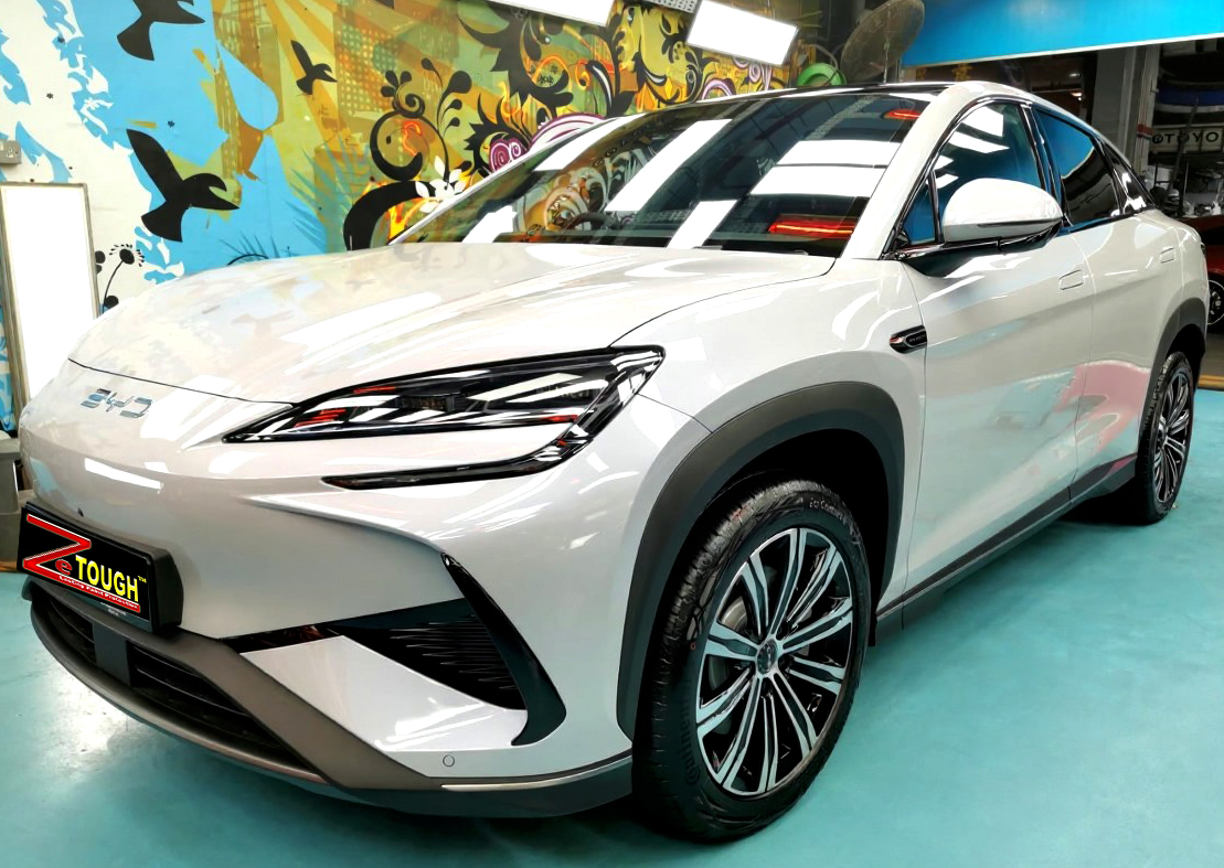 BYD Sealion 7, glossy after its ZeTough Ceramic coating.