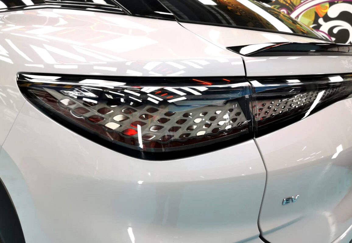The finished BYD Sealion 7, glossy and protected.