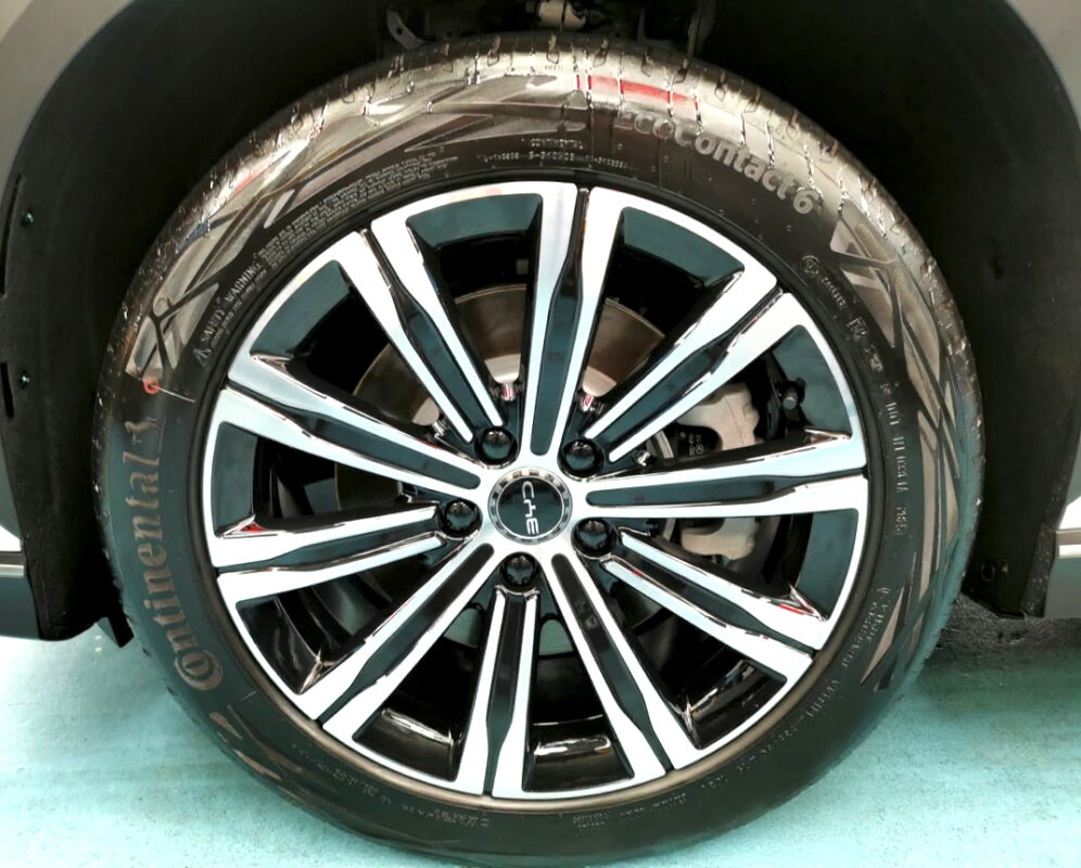 The BYD Sealion 7 with its fresh, coated finish.
