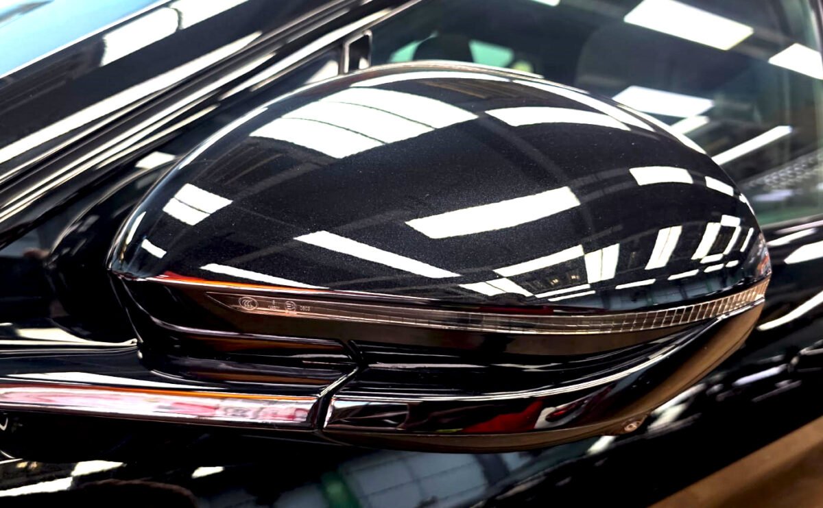 The BYD Sealion 7's protected, high-gloss finish.