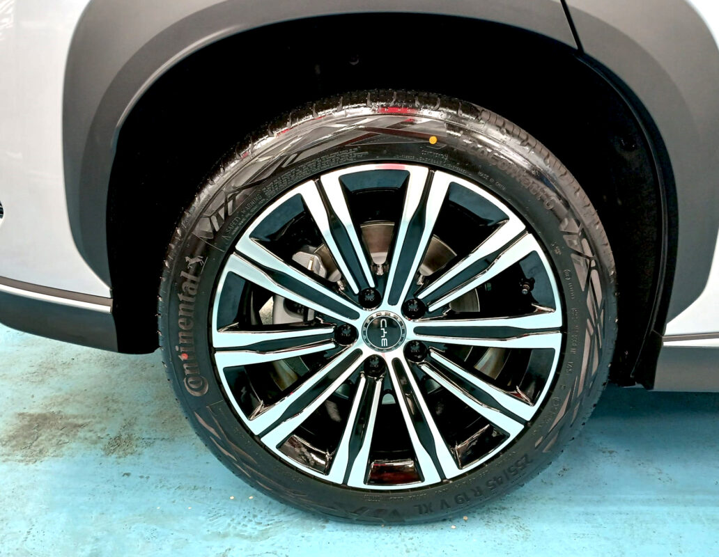 The BYD Sealion 7, finished and ready for collection.