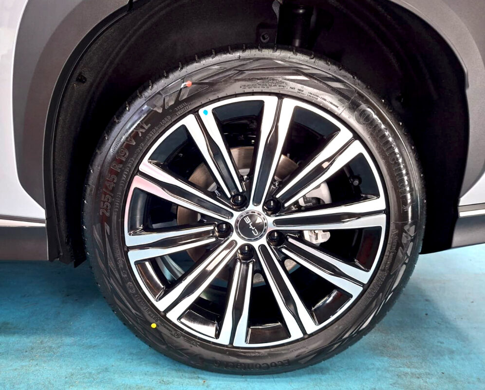 The BYD Sealion 7 with its fresh, coated finish.