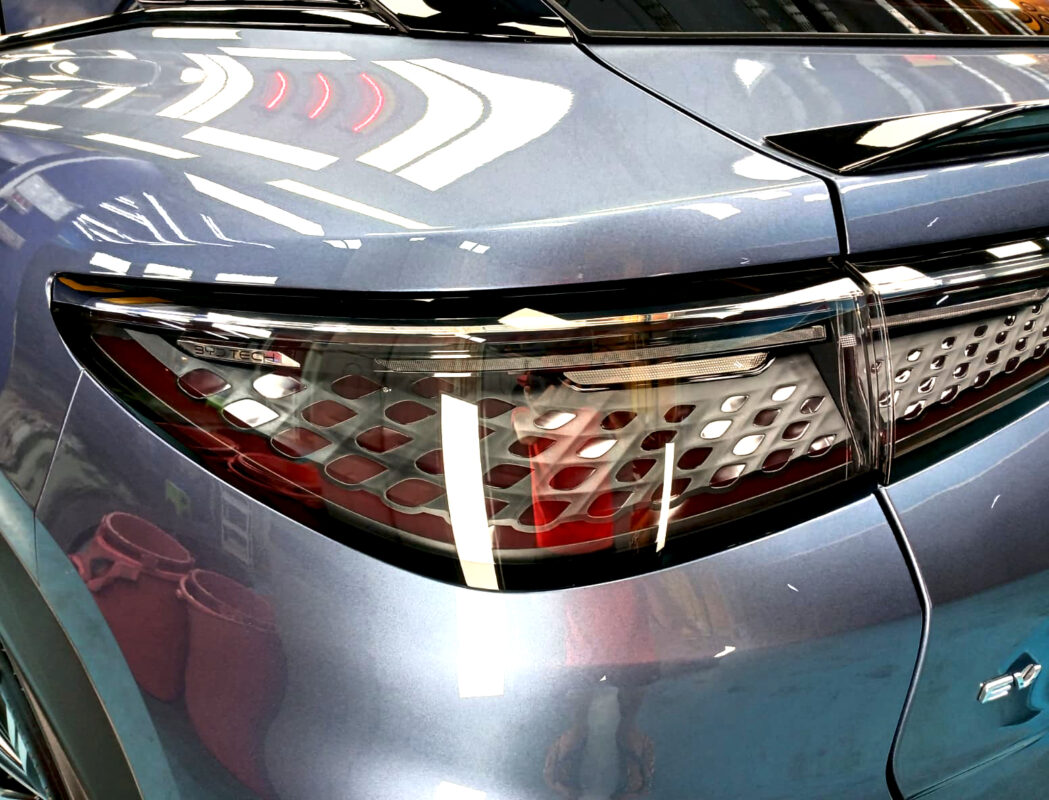 The finished BYD Sealion 7, glossy and protected.