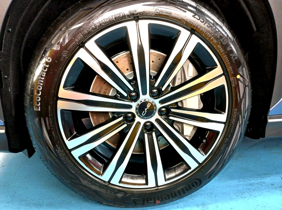 The BYD Sealion 7 with its fresh, coated finish.