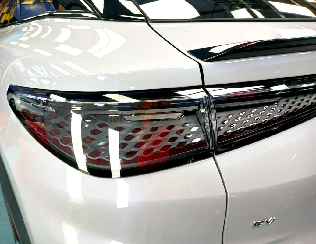 The finished BYD Sealion 7, glossy and protected.