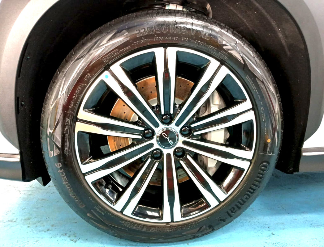 The BYD Sealion 7 with its fresh, coated finish.