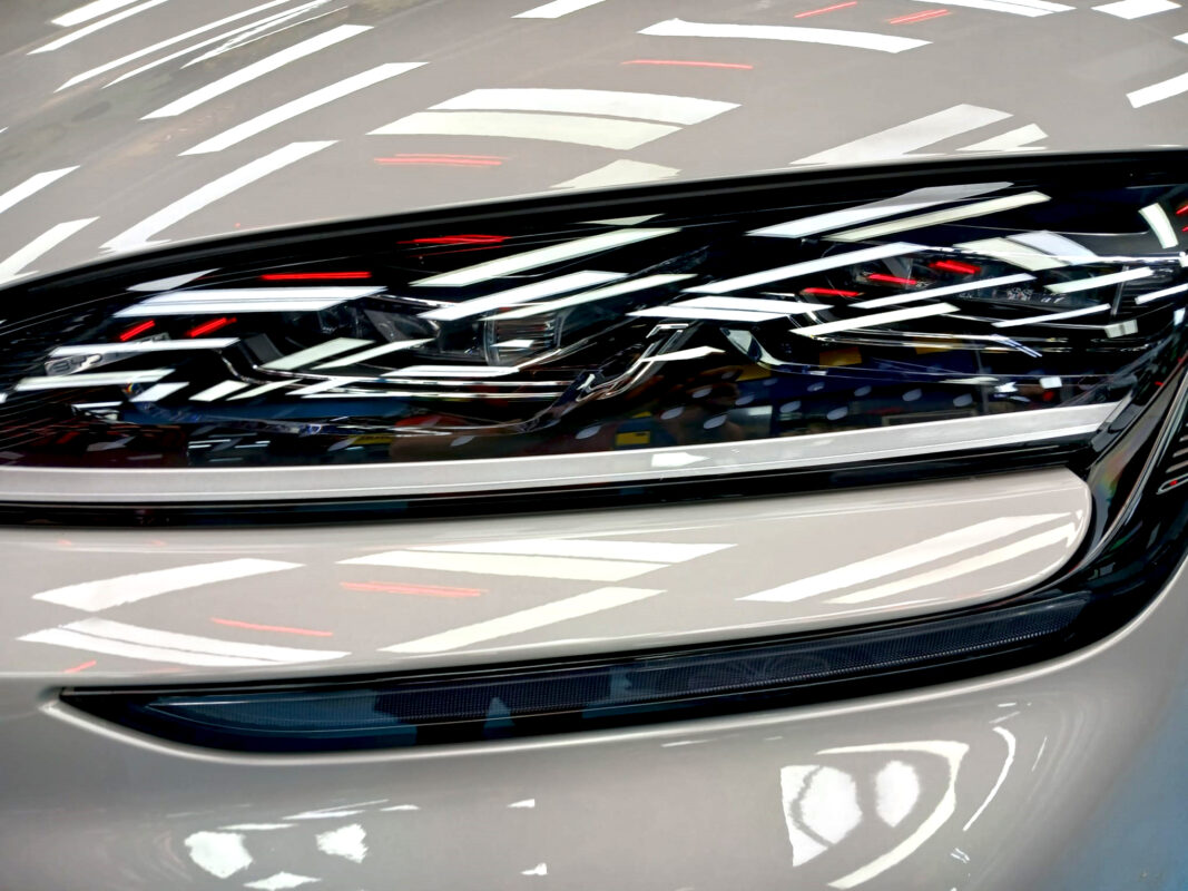 The Sealion's coated paintwork showing clean reflections.